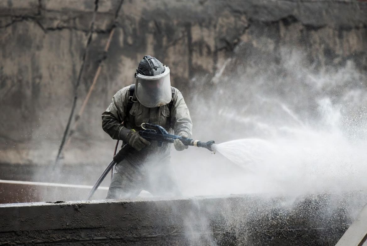 High Pressure Hydro Demolition in Action